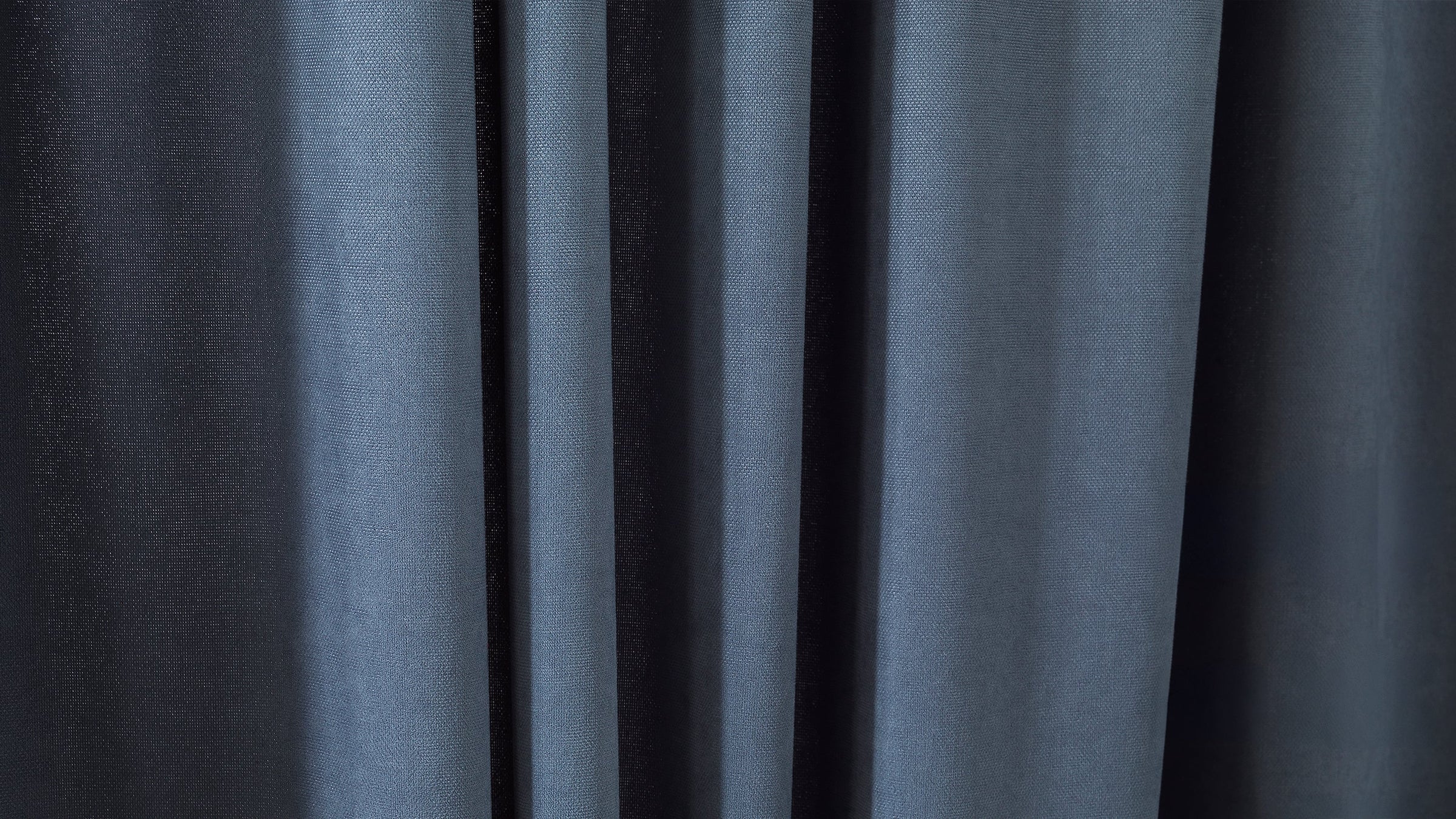 Pinch Pleated Faux Velvet Look Curtains