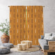 BOHO Home Decorative Curtains Design 2 Panels Velvet Look Hanging Back Tap and Rod Pocket Luxury Window Treatments Home Decoration 37(Mustard Yellow)