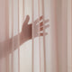 Sheer Home Decorative Set of 2 Panels Silk CREP Window Curtains Hanging Back Tap & Rod Pocket Nursery Room Office - Pink