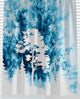 Trees Shower Curtain Single Panel for Bathroom, Unique and Stylish Heavy Duty Waterproof with 12 Grommets and Hooks, 72 X 72 Inches