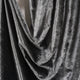 EXTRA LONG Shiny Velvet Curtains Luxury Colors Insulated Light Blocking Hang Back Tab and Rod Pocket 1 Panel Privacy Curtain Home Décor (Silver Grey)