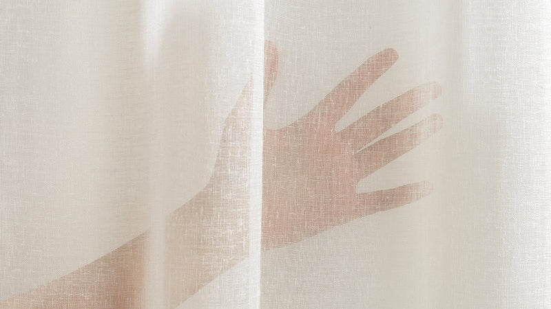 Pinch Pleated Linen Sheer Curtains