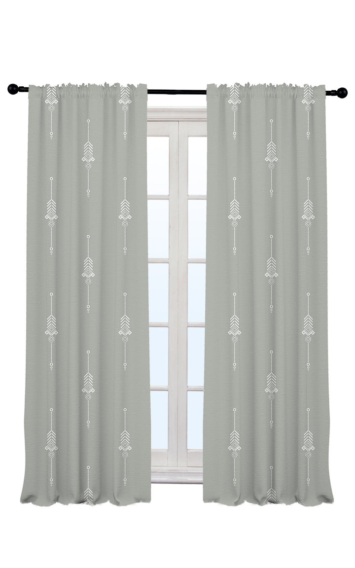 Boho Design Home Decorative Curtains Set of 2 Panels - Multiple Design, Colors, and Sizes