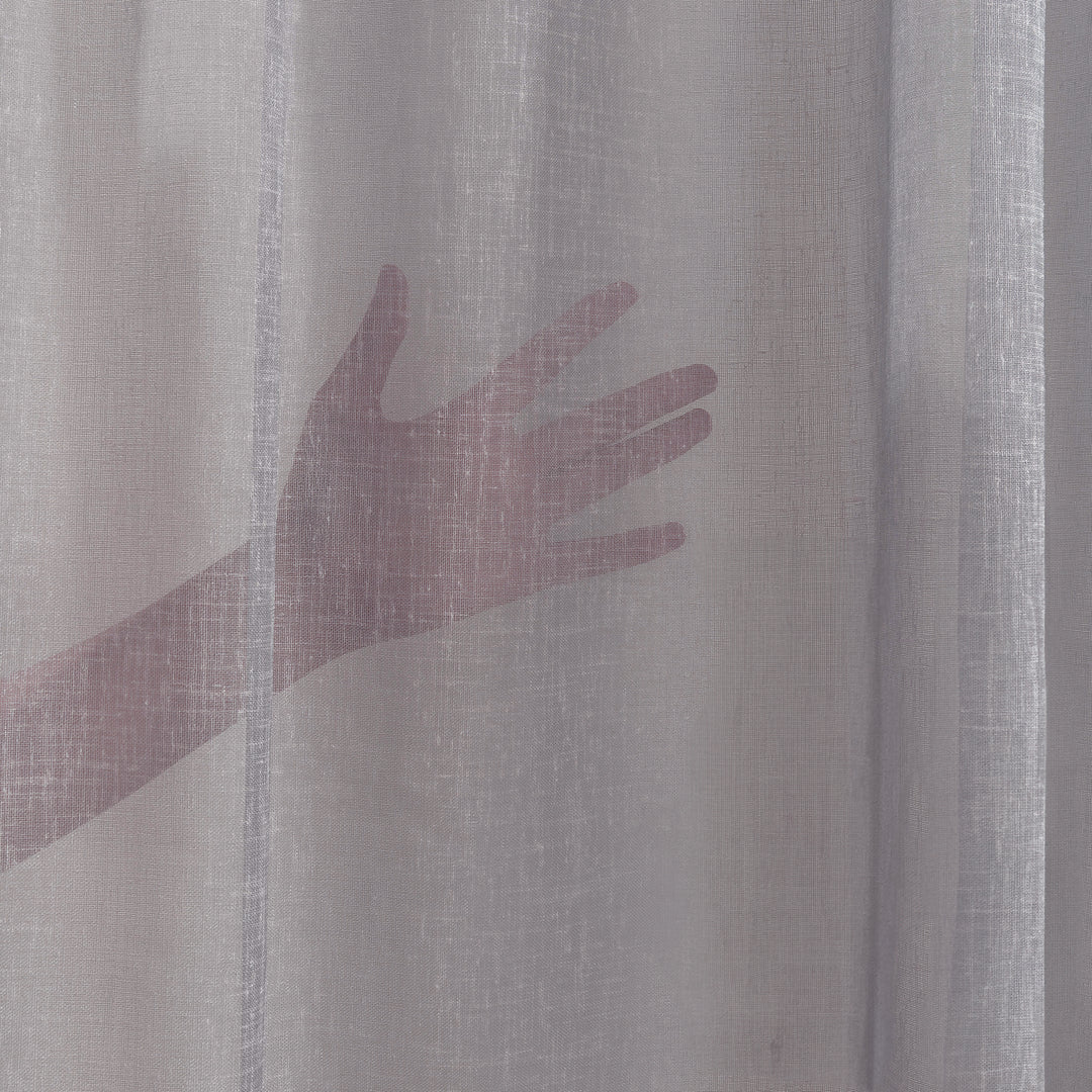 Sheer 100% Linen Curtain Set of 2 - Different Colors, Multiple Sizes