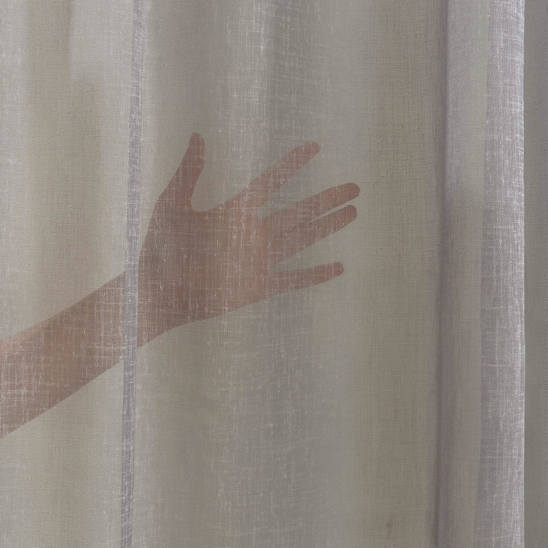 Sheer 100% Linen Curtain Set of 2 - Different Colors, Multiple Sizes