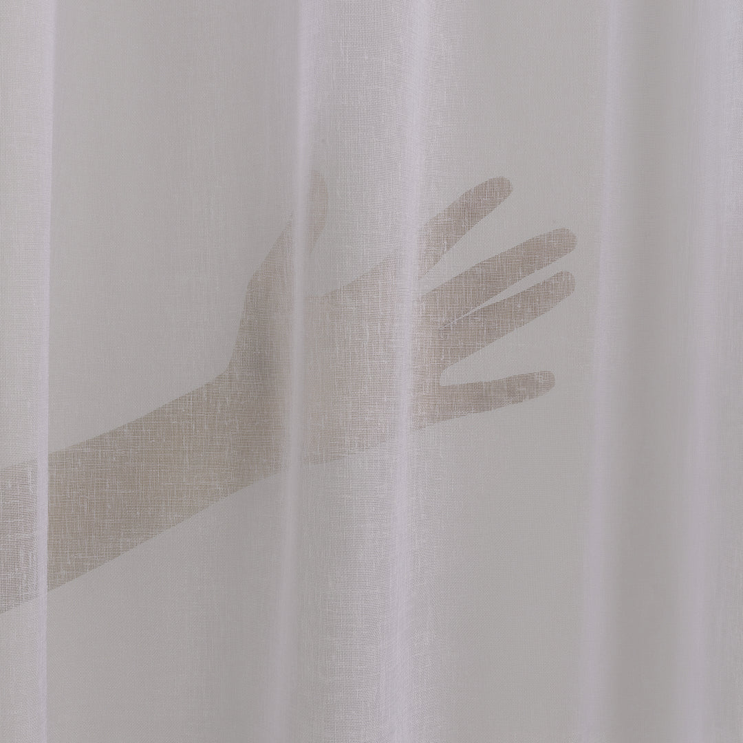 Sheer 100% Linen Curtain Set of 2 - Different Colors, Multiple Sizes