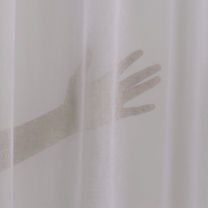 Sheer 100% Linen Curtain Set of 2 - Different Colors, Multiple Sizes