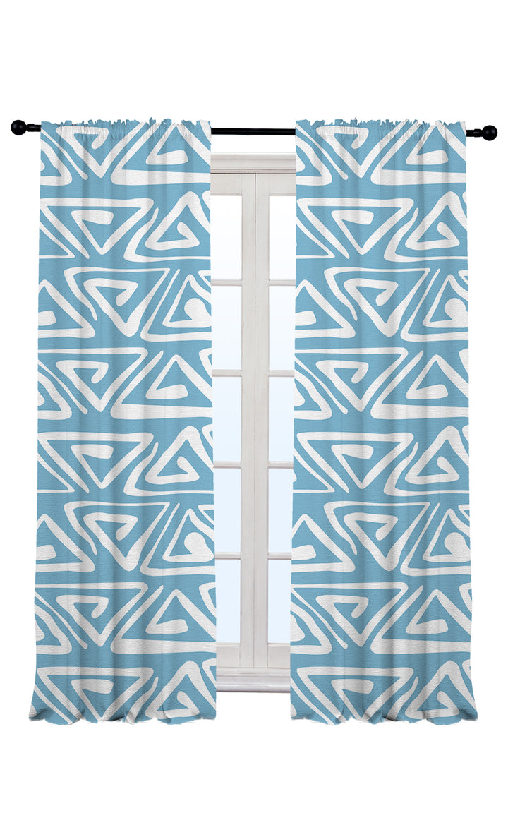 Boho Design Home Decorative Curtains Set of 2 Panels - Multiple Design, Colors, and Sizes