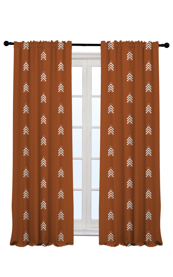 Boho Design Home Decorative Curtains Set of 2 Panels - Multiple Design, Colors, and Sizes