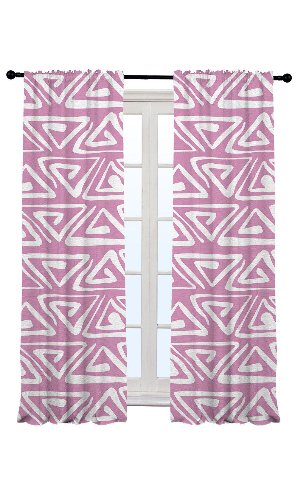Boho Design Home Decorative Curtains Set of 2 Panels - Multiple Design, Colors, and Sizes