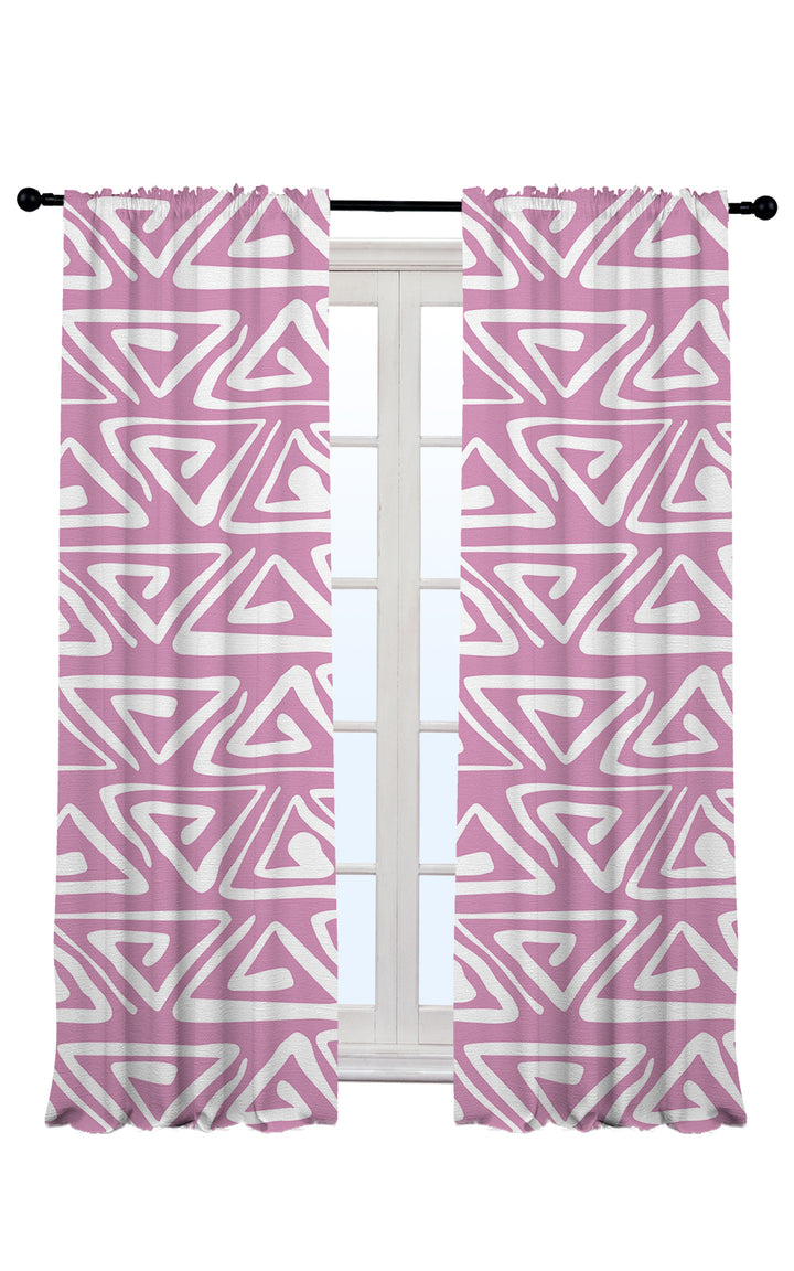 Boho Design Home Decorative Curtains Set of 2 Panels - Multiple Design, Colors, and Sizes