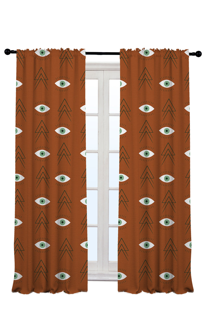Boho Design Home Decorative Curtains Set of 2 Panels - Multiple Design, Colors, and Sizes