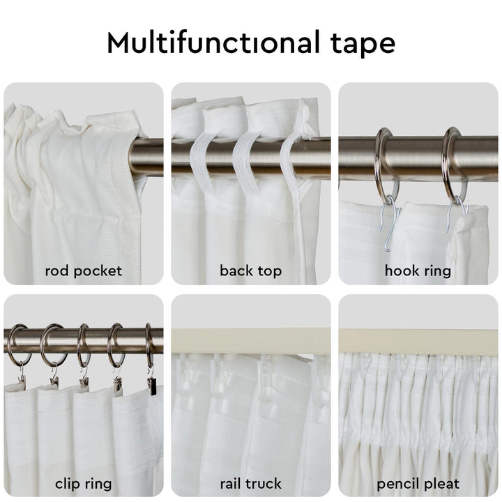 Light Blocking Color Block of Matte Velvet Single Panel Curtains - 7 Colors