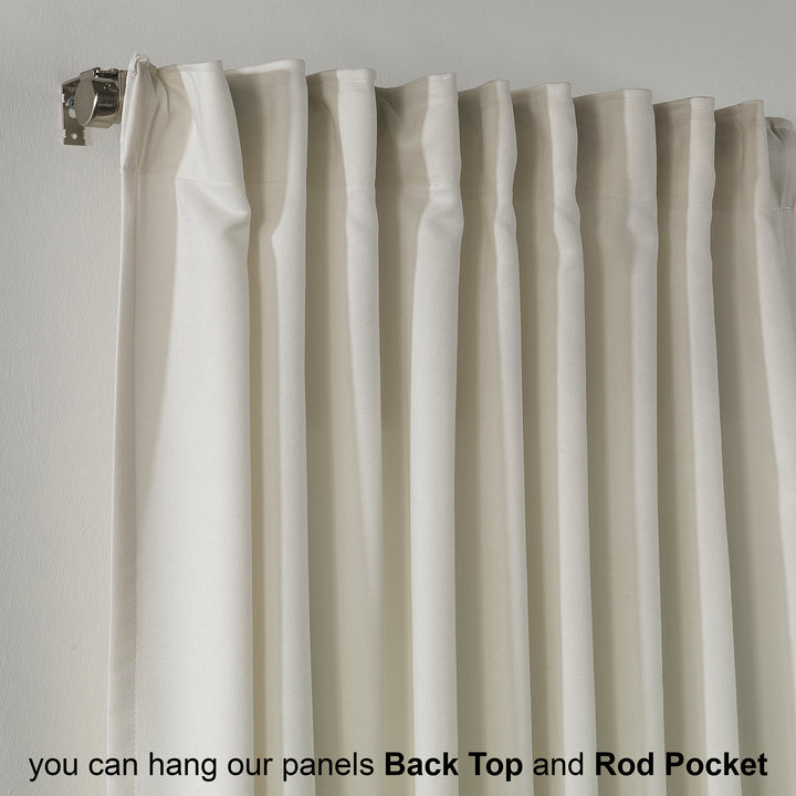 Solid Faux Velvet Look Kitchen Valance Set of 3 - 22 Different Colors, Multiple Sizes