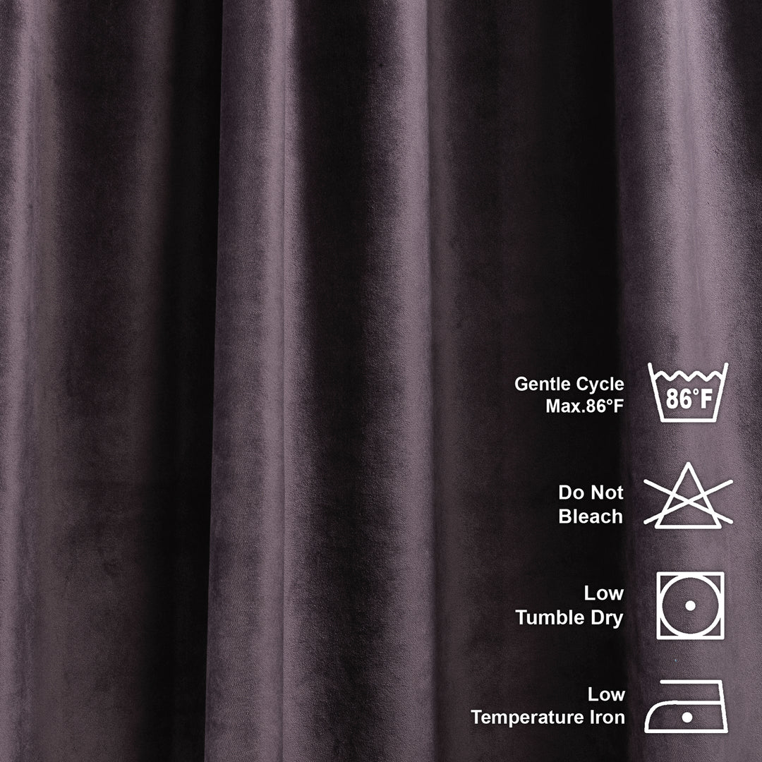 Solid Luxury Matte Velvet Kitchen Valance Set of 3 - 70 Colors, Multiple Sizes