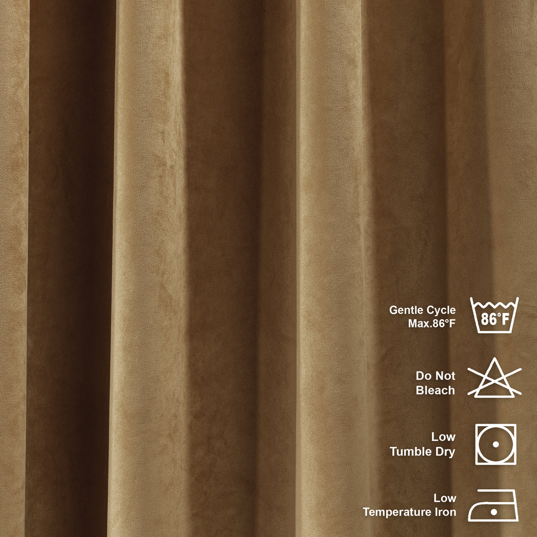 Solid Luxury Matte Velvet Curtain ( 1 Panel ) - 70 Colors, Also Customized Sizes