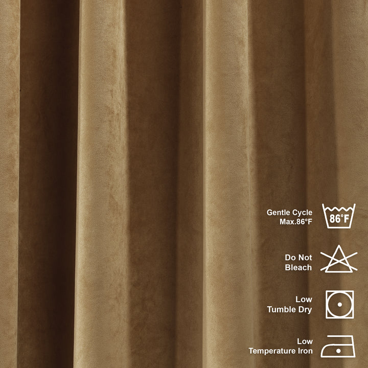 Solid Luxury Matte Velvet Curtain ( 1 Panel ) - 70 Colors, Also Customized Sizes