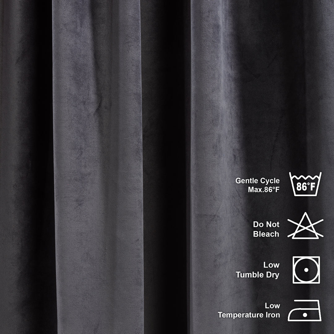 Solid Luxury Matte Velvet Kitchen Valance Set of 3 - 70 Colors, Multiple Sizes