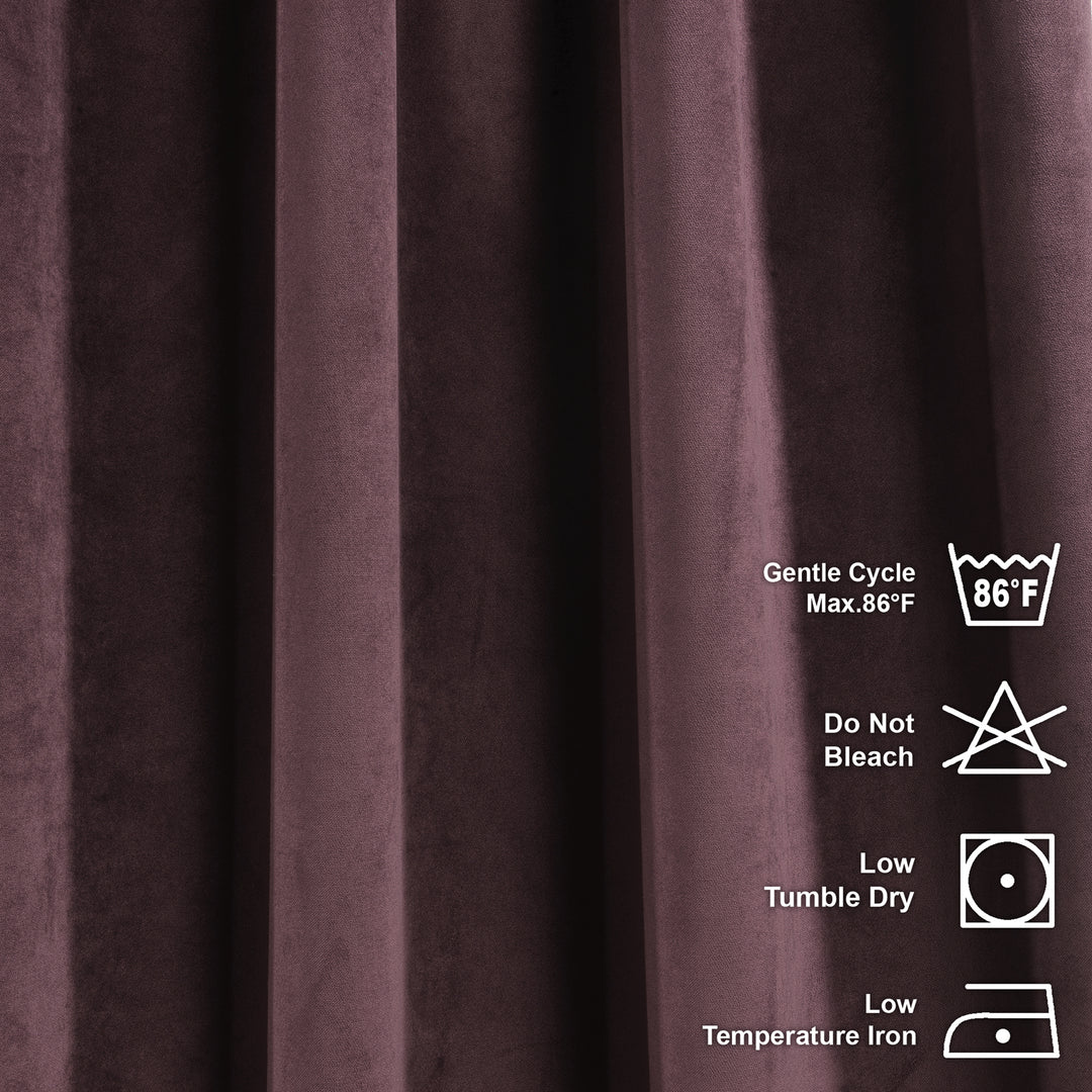 Solid Luxury Matte Velvet Kitchen Valance Set of 3 - 70 Colors, Multiple Sizes