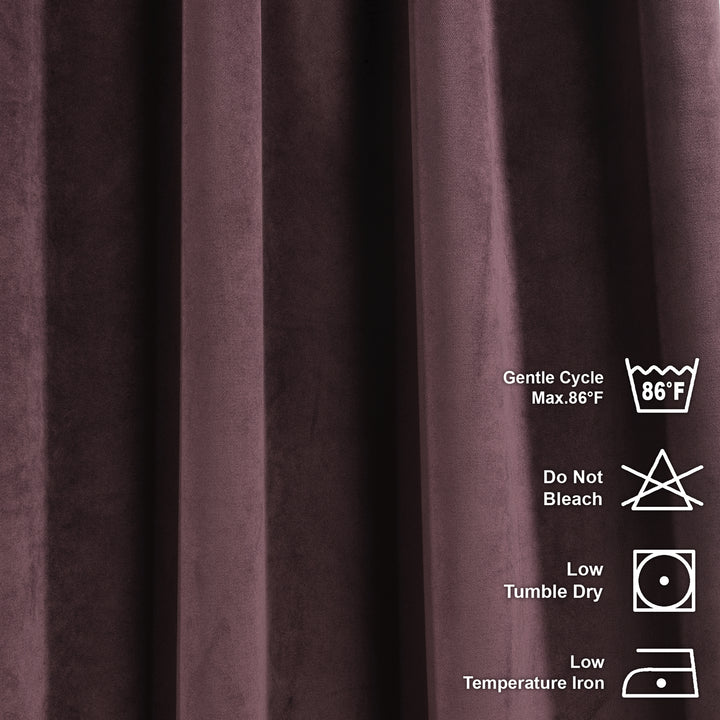 Solid Luxury Matte Velvet Kitchen Valance Set of 3 - 70 Colors, Multiple Sizes