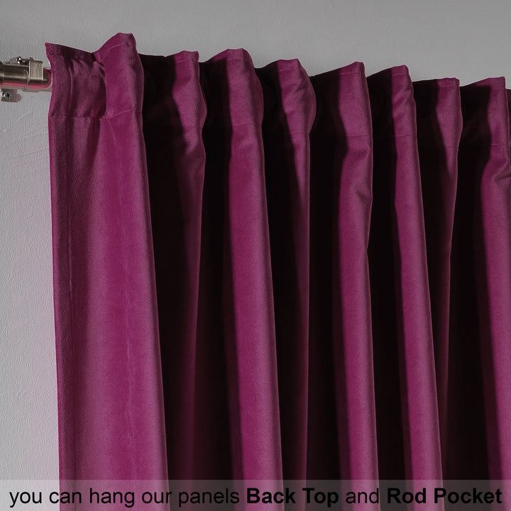 Solid Luxury Matte Velvet Kitchen Valance Set of 3 - 70 Colors, Multiple Sizes