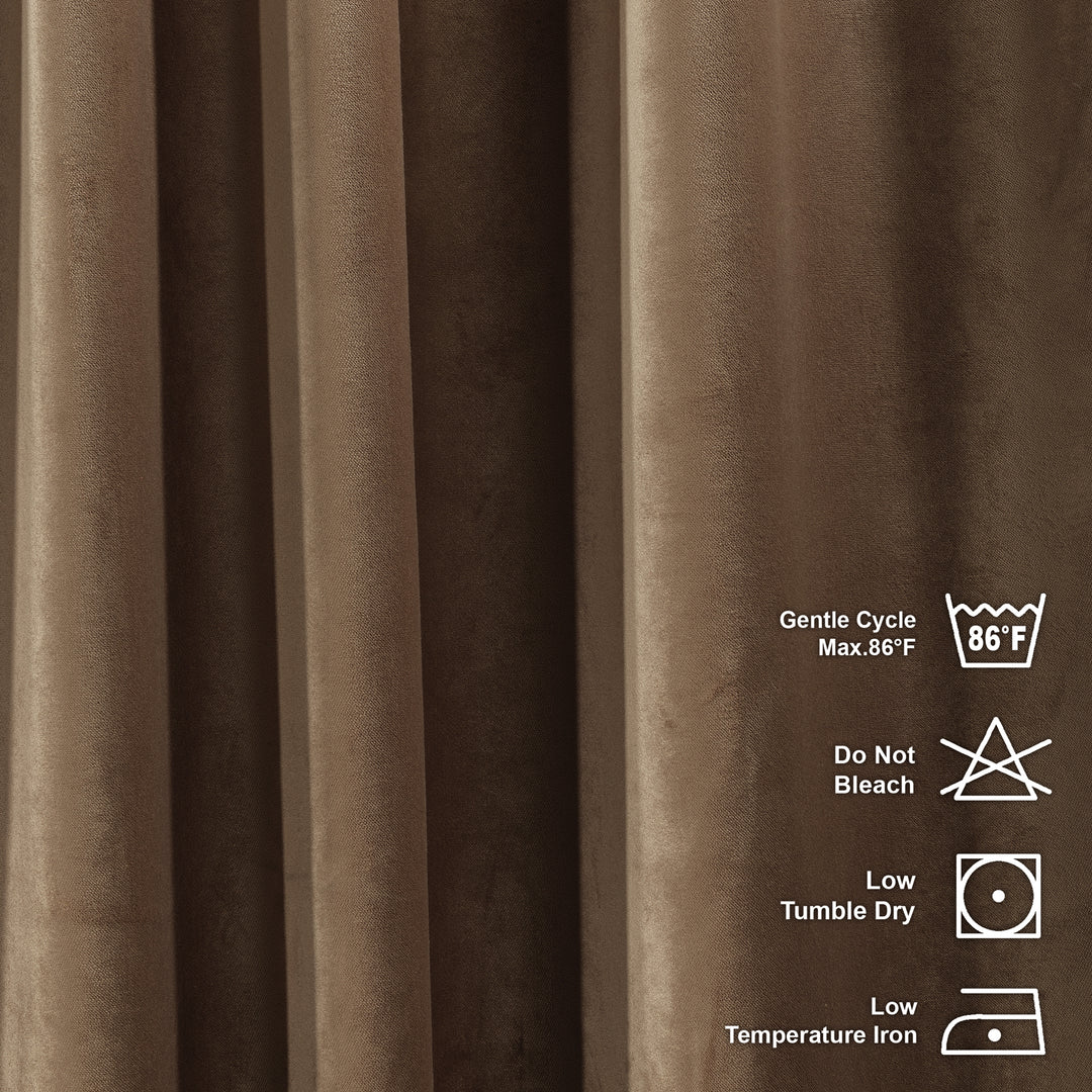 Solid Luxury Matte Velvet Kitchen Valance Set of 3 - 70 Colors, Multiple Sizes