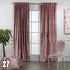 Copy of Custom Muni Order Curtain KP-27  Shiny Velvet 100% BO 1 panel  52" W X 67" L