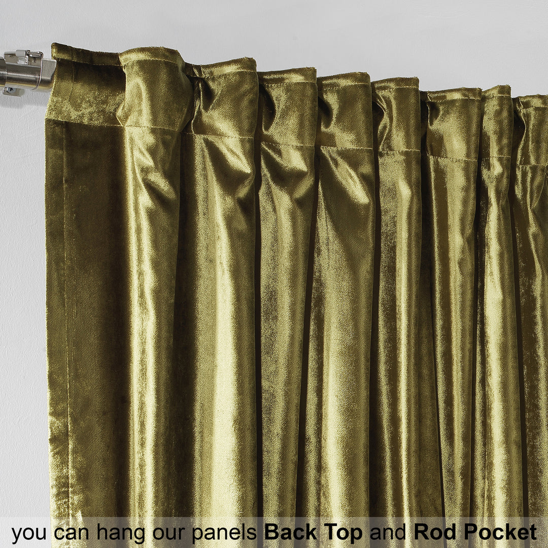 Soft Luxury Shiny Velvet Kitchen Valance Set of 3 - 25 Different Colors, Multiple Sizes