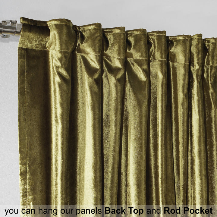 Soft Luxury Shiny Velvet Kitchen Valance Set of 3 - 25 Different Colors, Multiple Sizes
