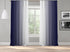 OMBRE Window Darkening Dip Dye Curtain Set of 2 Panels Hanging Rod Pocket & Back Tap Décor Vertical Shades Symmetrical Curtain (NAVY BLUE-WHITE)