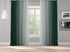 OMBRE Window Darkening Dip Dye Curtain Set of 2 Panels Hanging Rod Pocket & Back Tap Décor Vertical Shades Symmetrical Curtain (DARK GREEN-GREY)