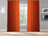 OMBRE Window Darkening Dip Dye Curtain Set of 2 Panels Hanging Rod Pocket & Back Tap Décor Vertical Shades Symmetrical Curtain (BURNT ORANGE)