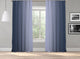 OMBRE Window Darkening Dip Dye Curtain Set of 2 Panels Hanging Rod Pocket & Back Tap Décor Vertical Shades Symmetrical Curtain (LAVENDER GREY)