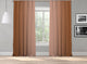OMBRE Window Darkening Dip Dye Curtain Set of 2 Panels Hanging Rod Pocket & Back Tap Décor Vertical Shades Symmetrical Curtain (BEİGE-CAMEL)