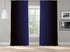 OMBRE Window Darkening Dip Dye Curtain Set of 2 Panels Hanging Rod Pocket & Back Tap Décor Vertical Shades Symmetrical Curtain (NAVY BLUE-BALCK)