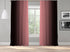 OMBRE Window Darkening Dip Dye Curtain Set of 2 Panels Hanging Rod Pocket & Back Tap Décor Vertical Shades Symmetrical Curtain (SUGAR PINK-BLACK)
