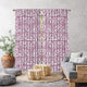 BOHO Home Decorative Curtains Design 2 Panels Velvet Look Hanging Back Tap and Rod Pocket Luxury Window Treatments Home Decoration 29(Pink)