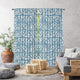 BOHO Home Decorative Curtains Design 2 Panels Velvet Look Hanging Back Tap and Rod Pocket Luxury Window Treatments Home Decoration 29(Baby Blue)