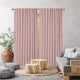 BOHO Home Decorative Curtains Design 2 Panels Velvet Look Hanging Back Tap and Rod Pocket Luxury Window Treatments Home Decoration 30(Baby Pink)