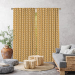BOHO Home Decorative Curtains Design 2 Panels Velvet Look Hanging Back Tap and Rod Pocket Luxury Window Treatments Home Decoration 30(Mustard Yellow)