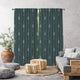 BOHO Home Decorative Curtains Design 2 Panels Velvet Look Hanging Back Tap and Rod Pocket Luxury Window Treatments Home Decoration 35(Pine Duck Green)