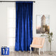 EXTRA LONG Shiny Velvet Curtains Luxury Colors Insulated Light Blocking Hang Back Tab and Rod Pocket 1 Panel Privacy Curtain Home Décor (Navy Blue)
