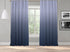 OMBRE Gradient Window Curtains Dip Dye set of 2 Panels Hanging Rod Pocket Luxury for Bedroom Multicolor Horizontal Shades Tone Curtain (Grey)
