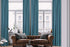 EXTRA LONG Home Decorative Curtains Extra Long Luxury Colors Linen Look Hang Back Tab and Rod Pocket 1 Panel Curtain Home Décor (Indigo Blue)