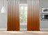 OMBRE Gradient Window Curtains Dip Dye set of 2 Panels Hanging Rod Pocket Luxury for Bedroom Multicolor Horizontal Shades Tone Curtain (B Orange-Grey)