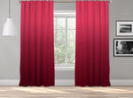 OMBRE Gradient Window Curtains Dip Dye set of 2 Panels Hanging Rod Pocket Luxury for Bedroom Multicolor Horizontal Shades Tone Curtain (Fuchsia)
