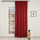 EXTRA LONG Home Decorative Curtains Extra Long Luxury Colors Linen Look Hang Back Tab and Rod Pocket 1 Panel Curtain Home Décor (Burgundy)