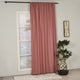 EXTRA LONG Home Decorative Curtains Extra Long Luxury Colors Linen Look Hang Back Tab and Rod Pocket 1 Panel Curtain Home Décor (Pink)