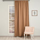 EXTRA LONG Home Decorative Curtains Extra Long Luxury Colors Linen Look Hang Back Tab and Rod Pocket 1 Panel Curtain Home Décor (Cappuccino)