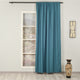 EXTRA LONG Home Decorative Curtains Extra Long Luxury Colors Linen Look Hang Back Tab and Rod Pocket 1 Panel Curtain Home Décor (Indigo Blue)